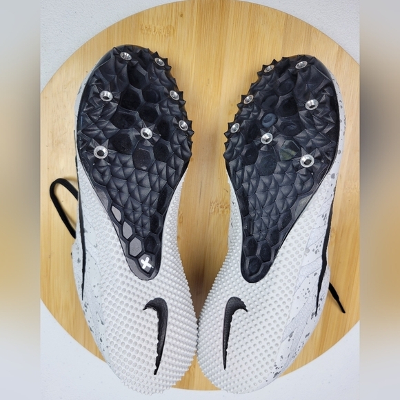 Nike Zoom Rival S 9 Grey Black Track & Field Running Cleats Size 6.5 - Picture 11 of 11